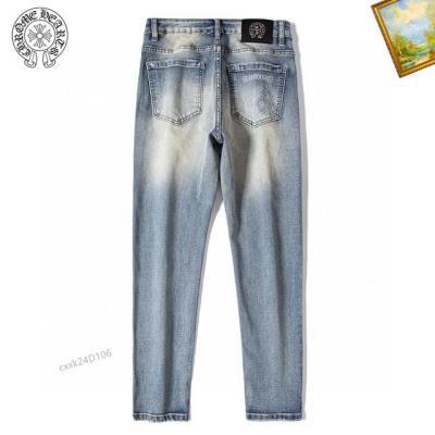 wholesale quality chrome heart jeans sku 1